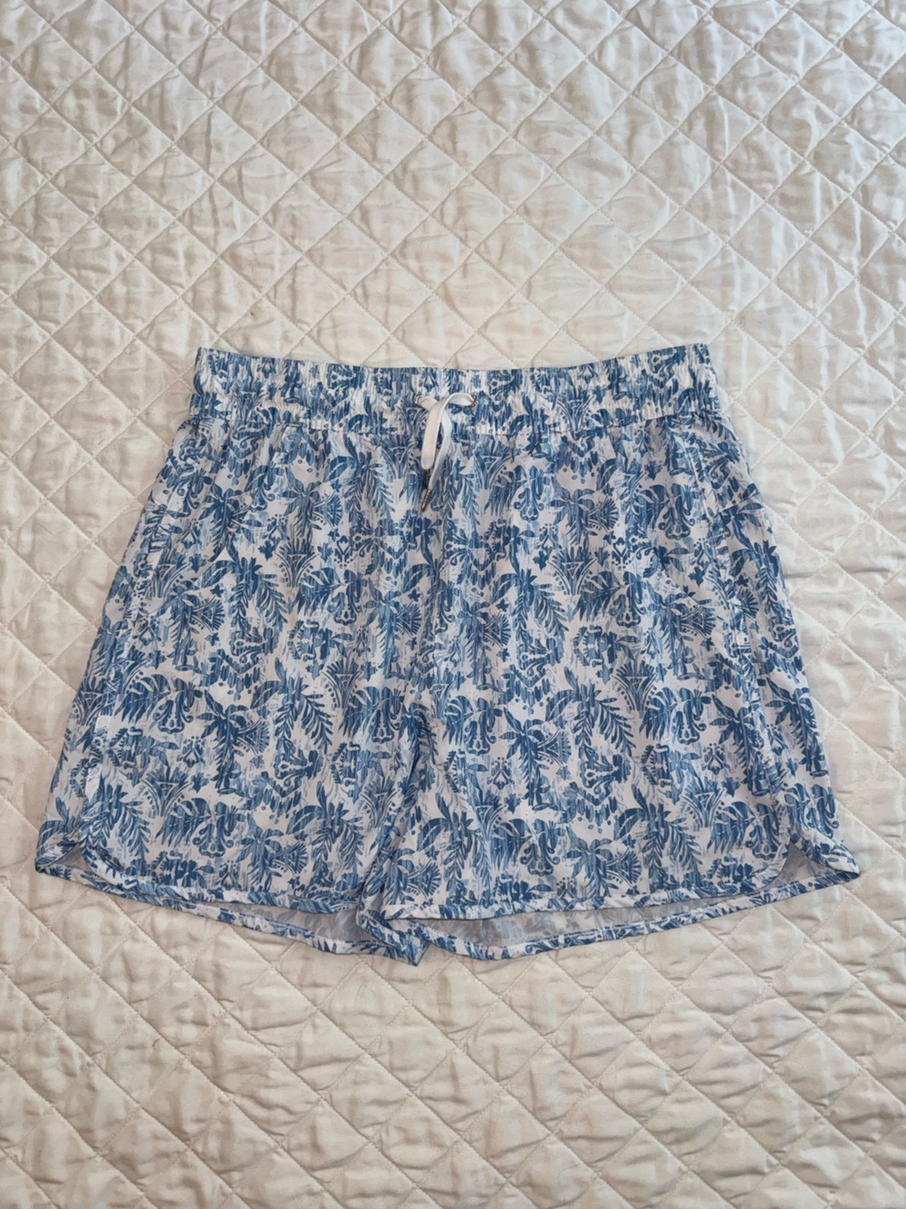 Tropical Drawstring Shorts - Picture 1 of 5